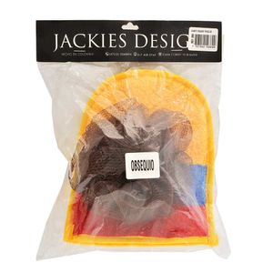 Guante Jackies Design Oval Tricol Estropajo