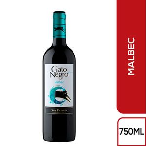 Vino Tinto Gato Negro Malbec 750 Ml