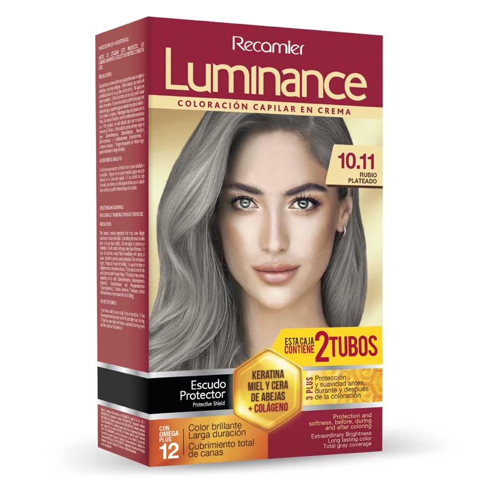 Imagen de Tinte Luminance Doble Tubo 10,11 Rubio Plateado TINTE LUMINANCE DOBLE TUBO 10.11