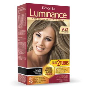 Tinte para cabello LUMINANCE beige cenizo irisado (2 und)