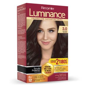 Tinte para cabello LUMINANCE castaño oscuro natural (2 und)