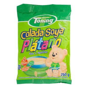 Colada Toning de Soya Avena Plátano 250 G