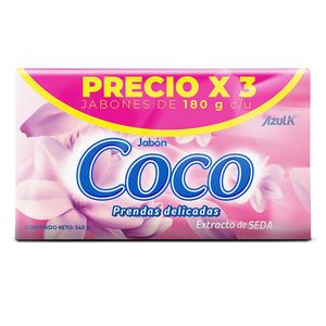 Jabón Azul K Coco Prendas Delicadas 180 G X3 unds