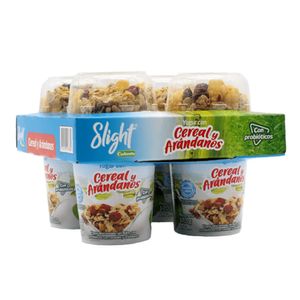 Yogurt Colanta Slight Cereal Arándanos 170 G X4 Unds