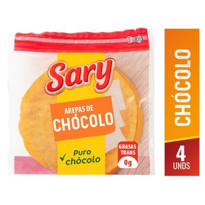 Arepa Sary Chócolo 300 G X4 Unds