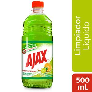 Limpia Pisos Ajax Bicarbonato Naranja-Limón 500mL
