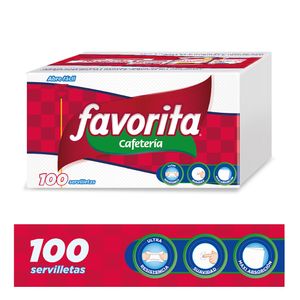 Servilleta Favorita Cafetería X100 Unds