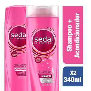 Shampoo Sedal Ceramidas 340 Ml + Acondicionador 340 Ml
