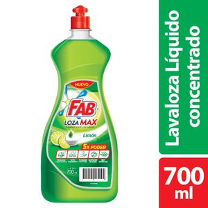 Lava Plato Fab Lozamax Limón Botella 700 ML