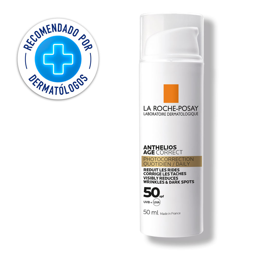 Imagen de Protector Solar La Roche Posay Anthelios Age Correct Spf +50 sin Color 50 Ml ANTHELIOS AGE CORRECT SPF50 S/COL X50 ML