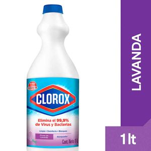 Blanqueador Clorox Flores de Lavanda Botella 1000 Ml