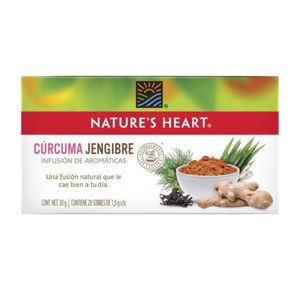 Té Nature's Heart Curcuma Jengibre 30 G