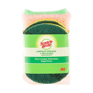 Esponja Scotch Brite Cocina Curly X4 Unds
