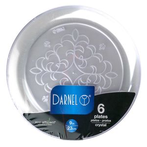 Plato Cristal Darnel X6 Unds