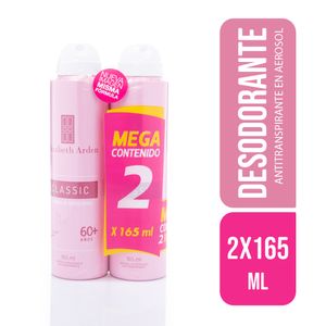 Desodorante Elizabeth Arden Classic Aerosol 165 Ml X2 Unds