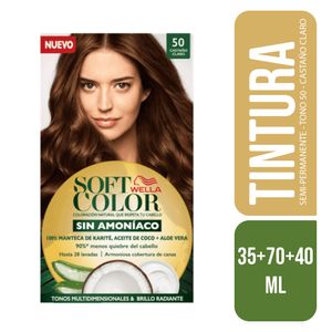 Tinte Soft Color 50 Ni Castaño Claro X2 Unds Precio Especial