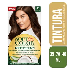 Tinte Soft Color 40 Ni Castaño Medio X2 Unds Precio Especial