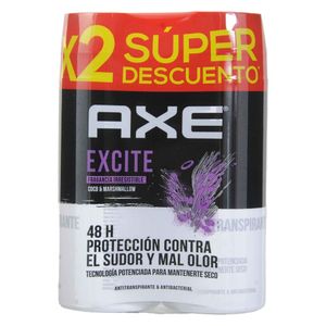 Desodorante Axe Aerosol Excite 152 Ml X2 Unds