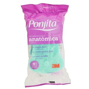 Esponja de baño PONJITA anatómica verde (1 und)