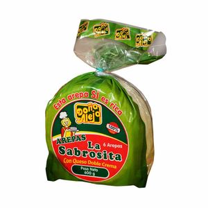 Arepa Del Valle Queso La Sabrosa 600 G X6 Unds