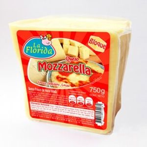Queso Mozzarella Bloque Entero 750 G