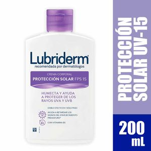 Crema Corporal Lubriderm Fps 15 Und X200 Ml
