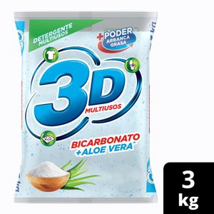 Detergente 3D Multiusos Polvo 3 Kg