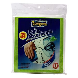Paño Absorbente Fregona 3X2 Unds