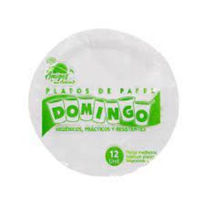 Plato Domingo S/Imp Mediano 18 Cm X12 Unds