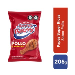 PAPAS SUPER RICAS FRITAS POLLO 205g