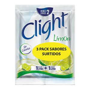 Refresco Clight Surtido en Polvo 42 G X3 Sobres