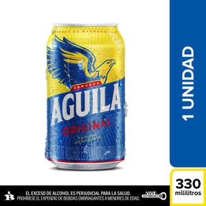 Cerveza Águila Original Lata 330 Ml