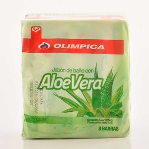 Jabón Olímpica Aloe Vera 125 G X3 Unds