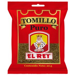 Condimento El Rey Tomillo 20 G
