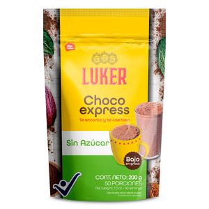 Chocolate Choco Express sin Azúcar 200 G