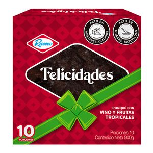 Ponqué Ramo Felicidades 500 G